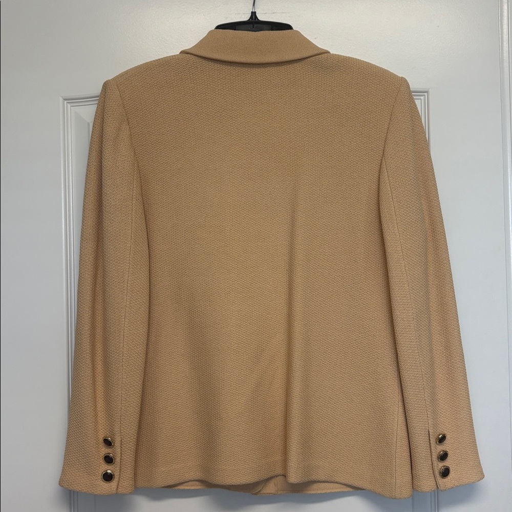 ST. JOHN Collection Spring Button-Up Sweater Blazer - Picture 2 of 7